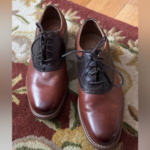 G.H. Bass & Co. Brown and Black Leather Oxfords